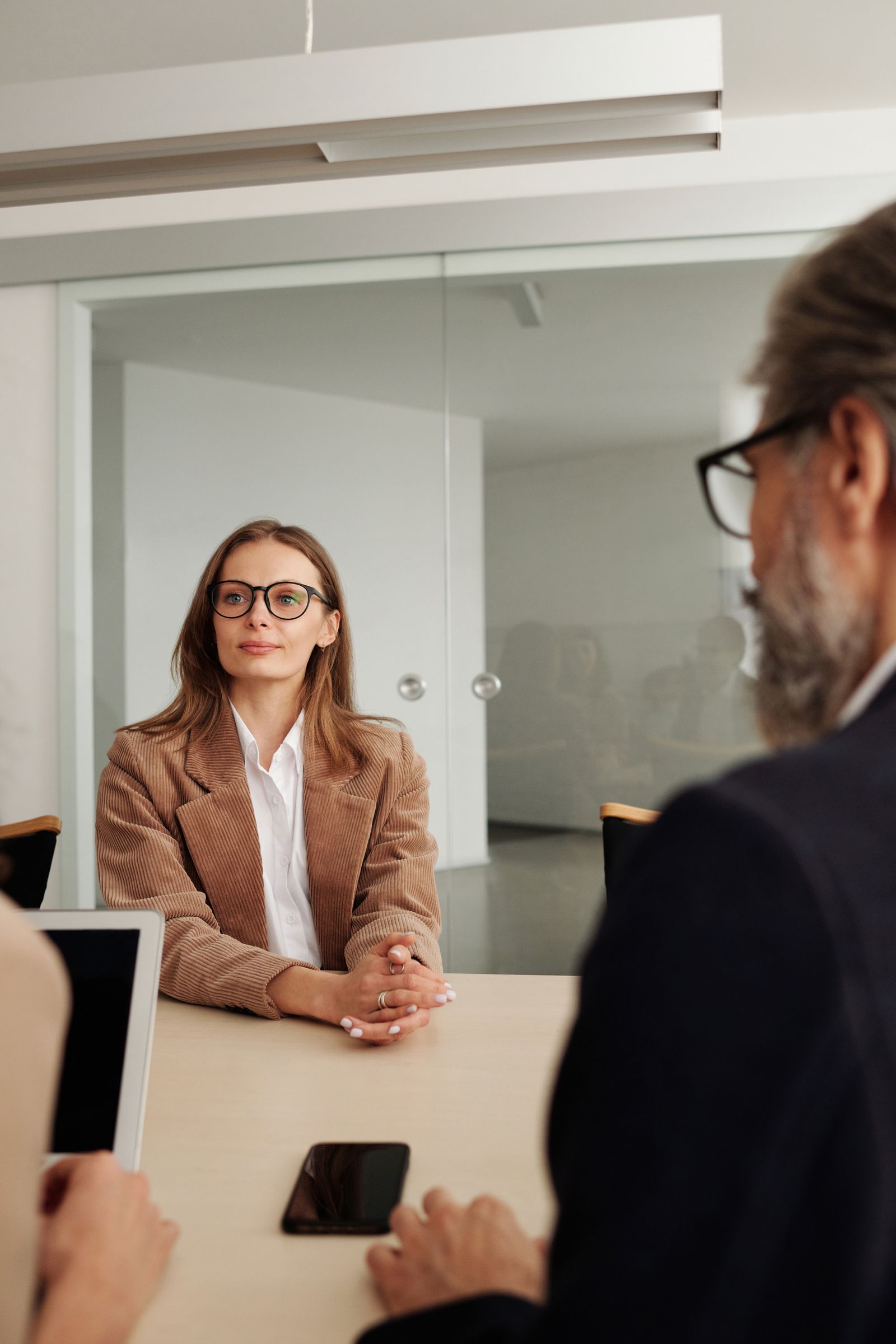 Reunião de consultoria empresarial